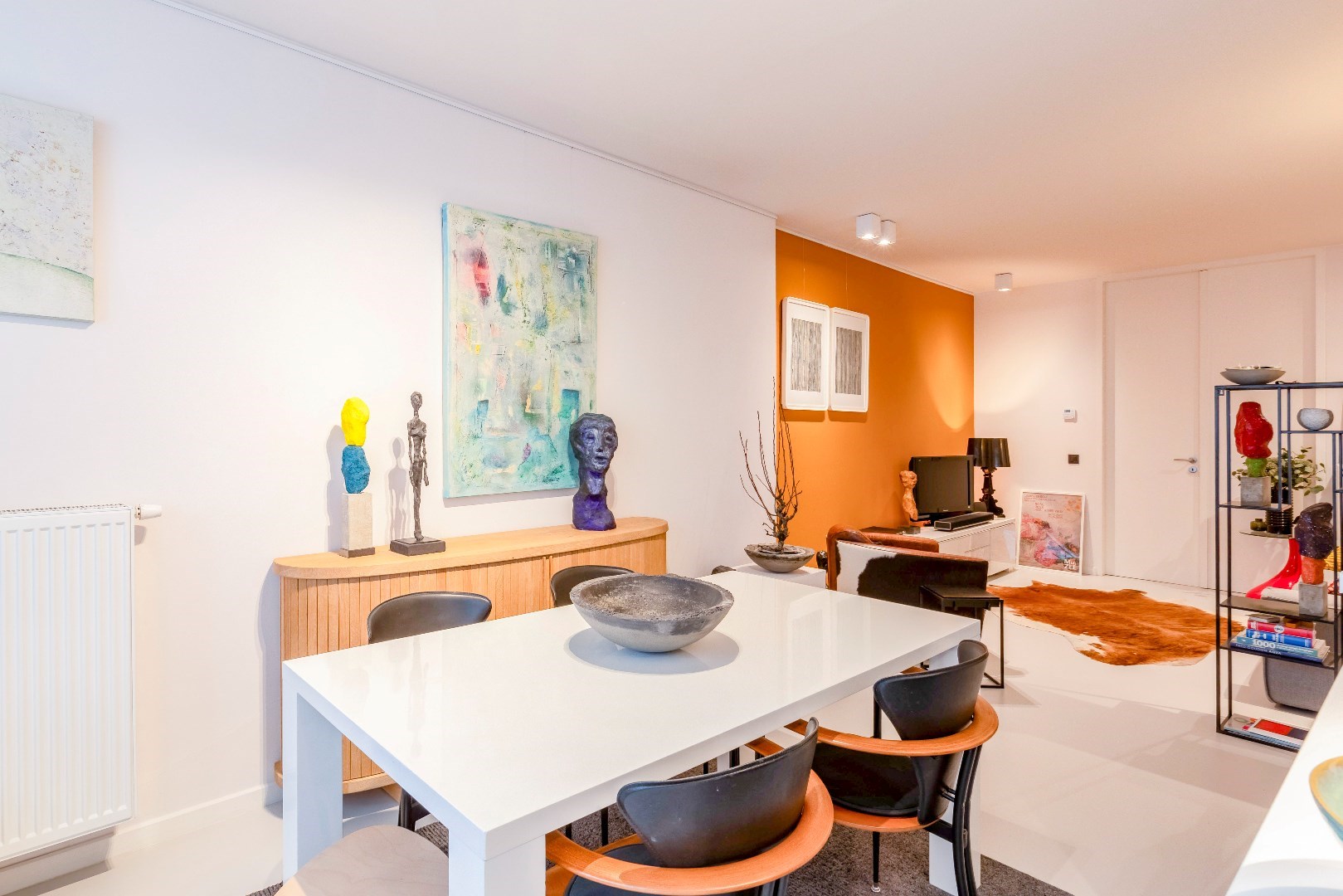 Exclusief 1-slp. app. in het centrum van de stad. 