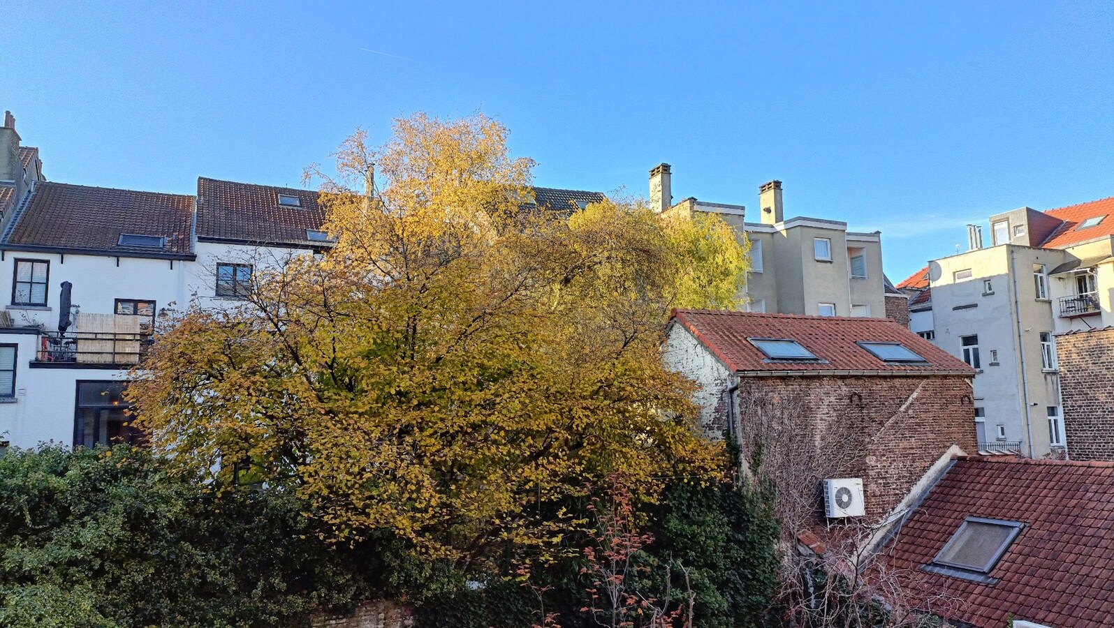 Ruim studio met terras in Elsene 