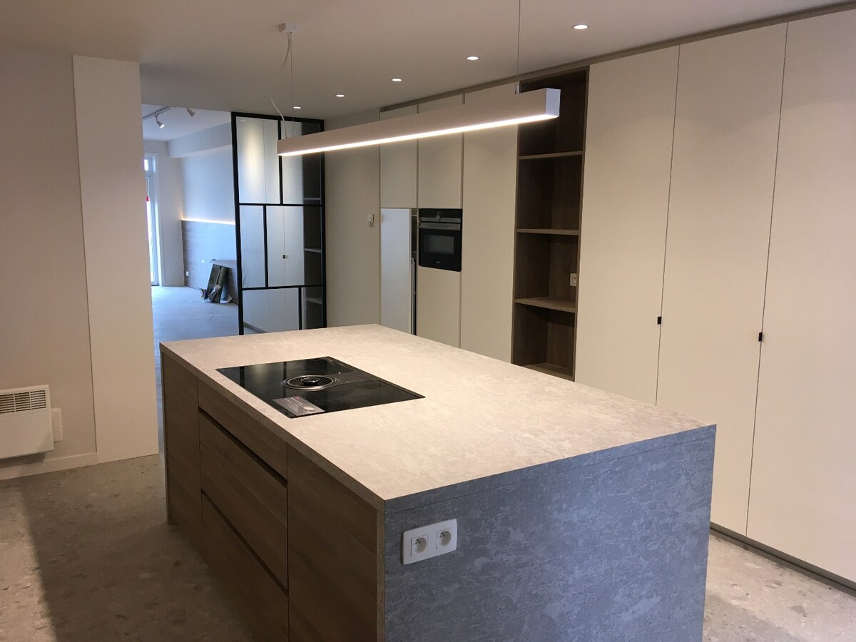 Appartement rénové au rez-de-chaussée avec vue sur mer à Koksijde 