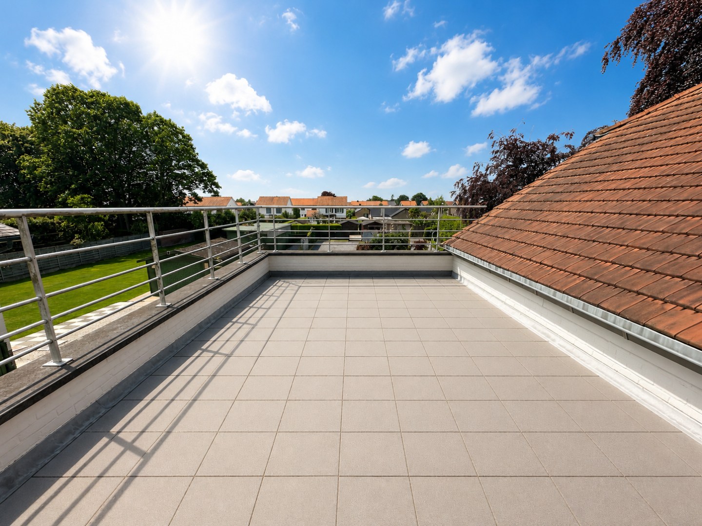 Zonneterras achterzijde