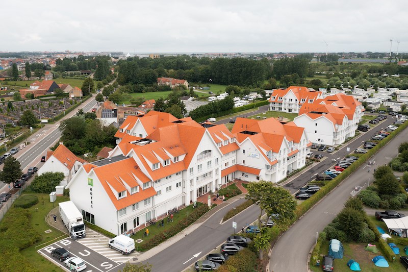 Ruime familiekamer in het Ibis Styles Nieuwpoort project 