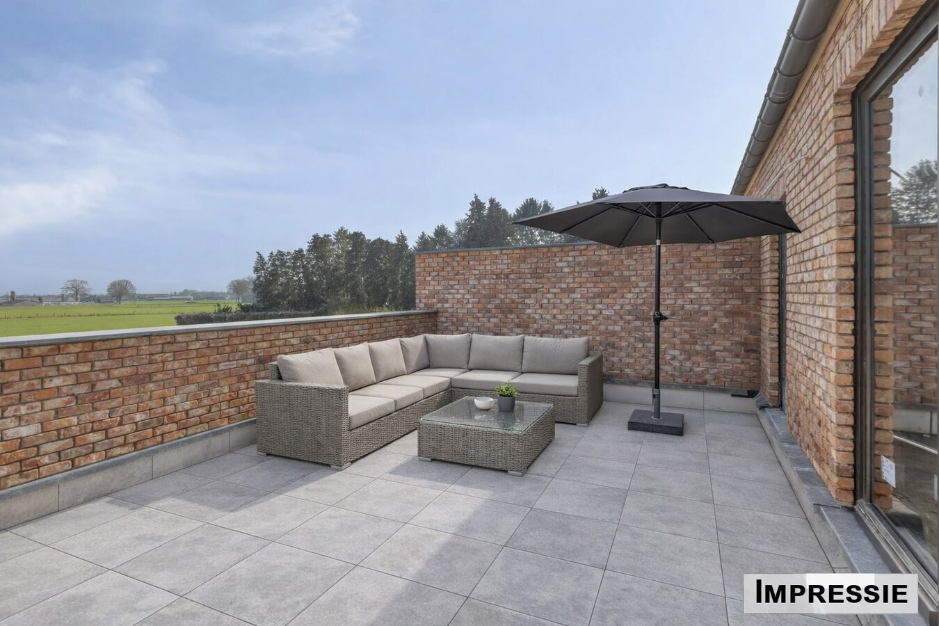 Nieuw duplex appartement met 3 slpks. en terras van 31 m² 