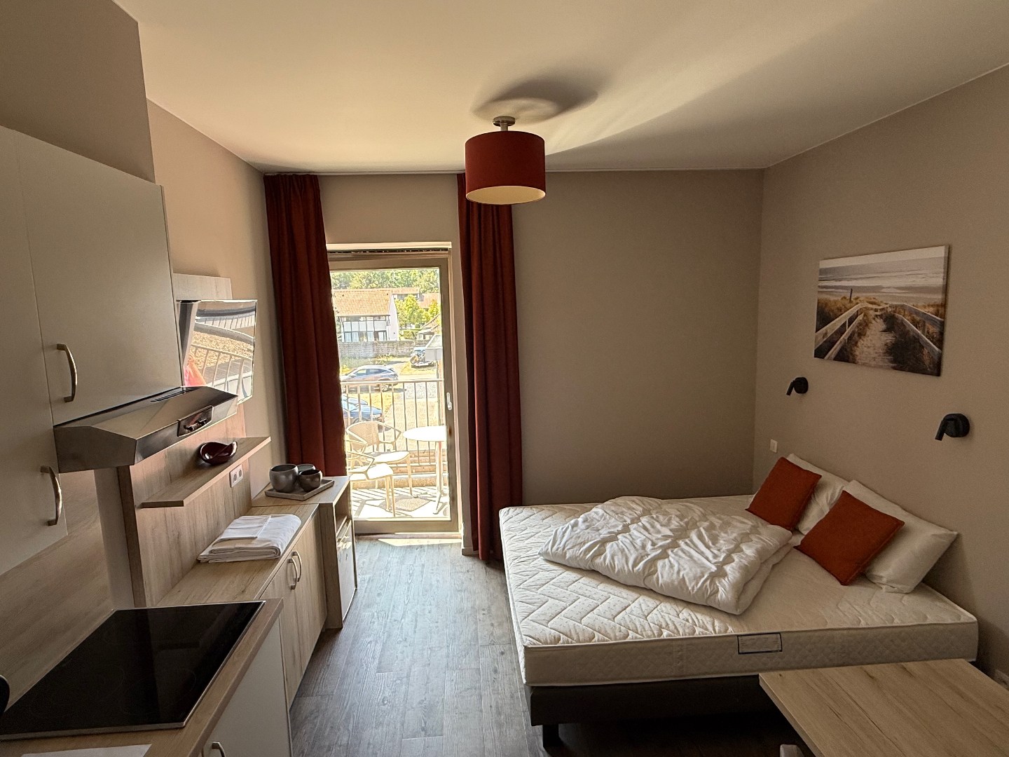 Ruime Studio (4p) in vakantiepark in Westende 