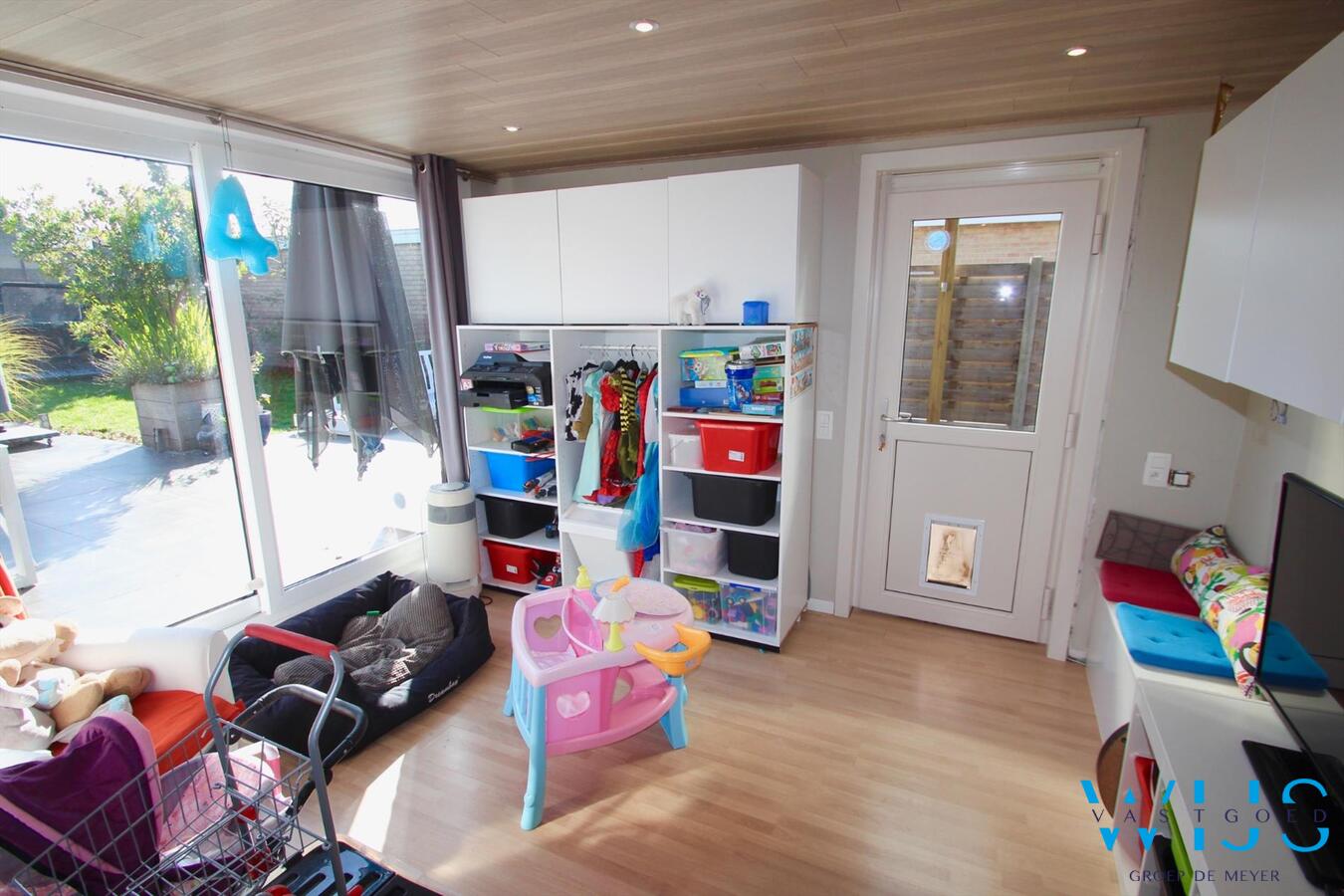 Toffe zeer rustig gelegen instapklare woning te huur in ERTVELDE 