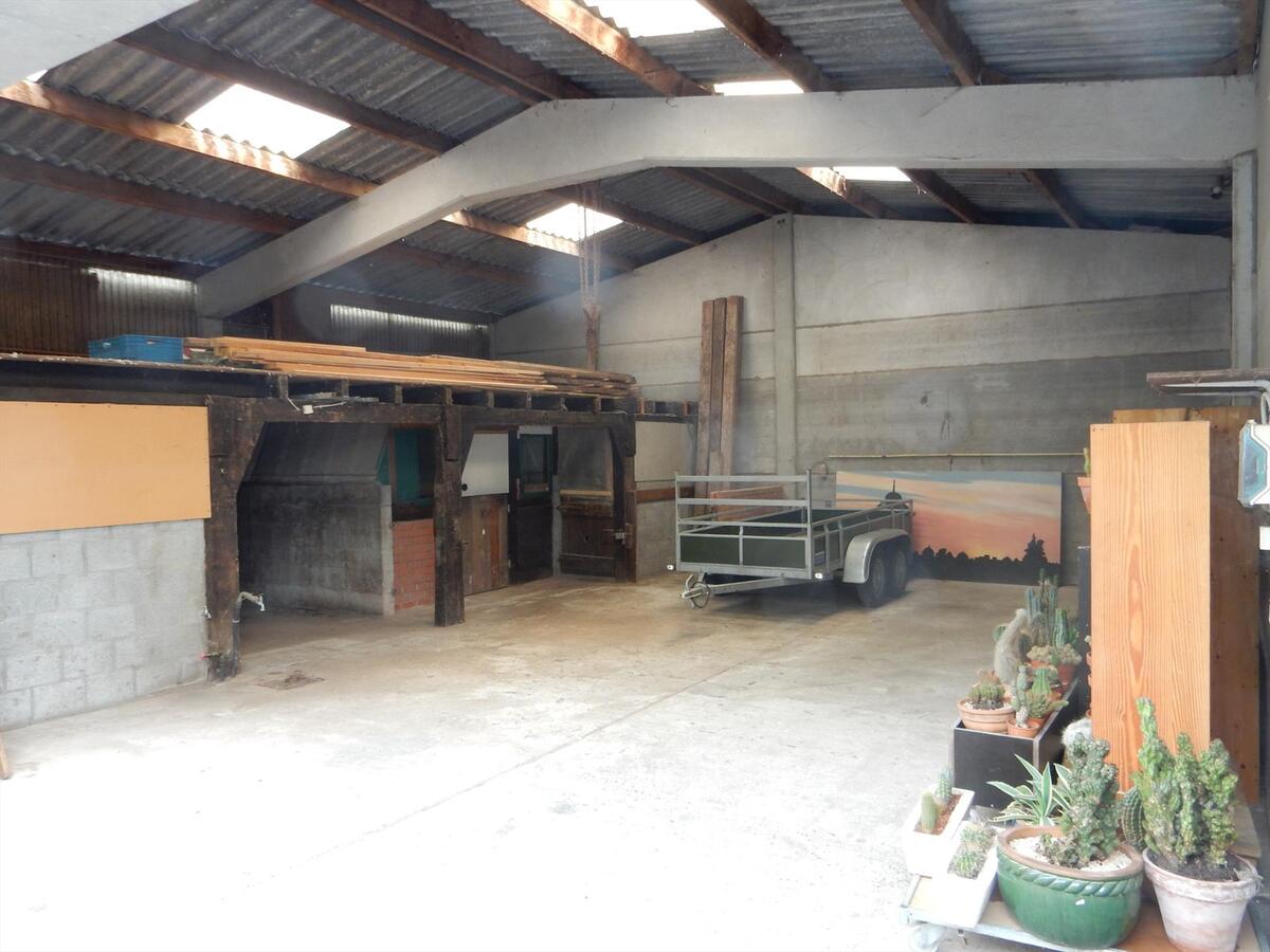 Alleenstaande woning met loods 