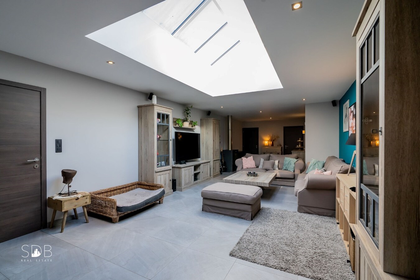 Hedendaagse gesloten bebouwing 