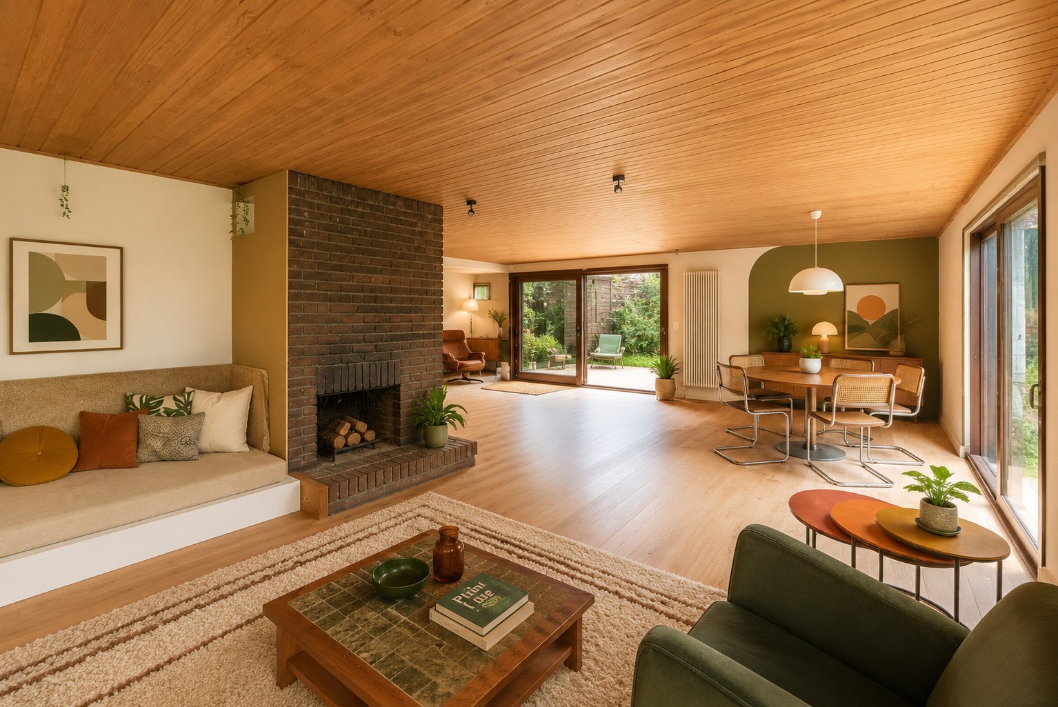Seventies bungalowvilla met renovatiepotentieel op unieke ligging aan natuurgebied 