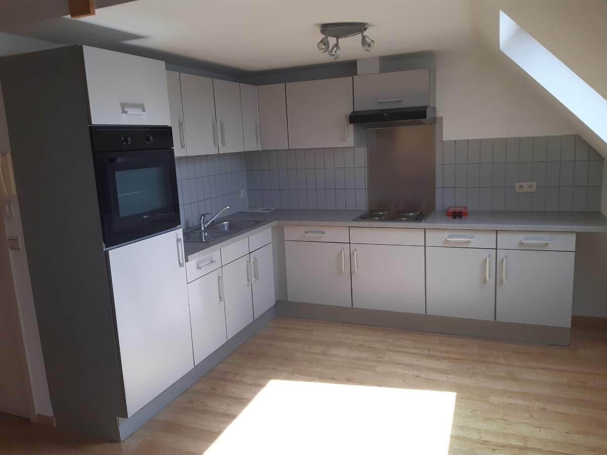 Tof dakappartement met aangenaam zonneterras. 