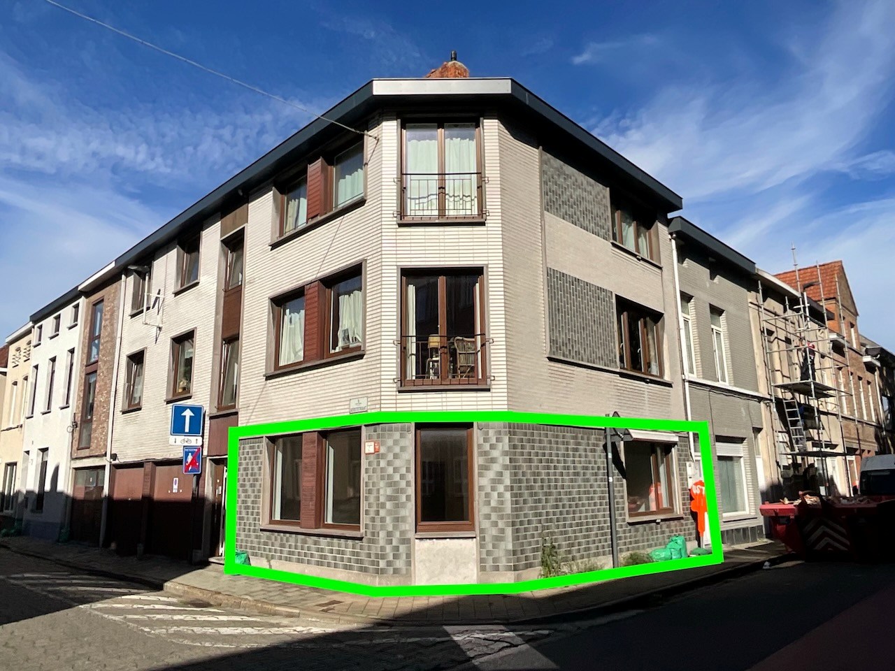 1 slaapkamerappartement met koertje 