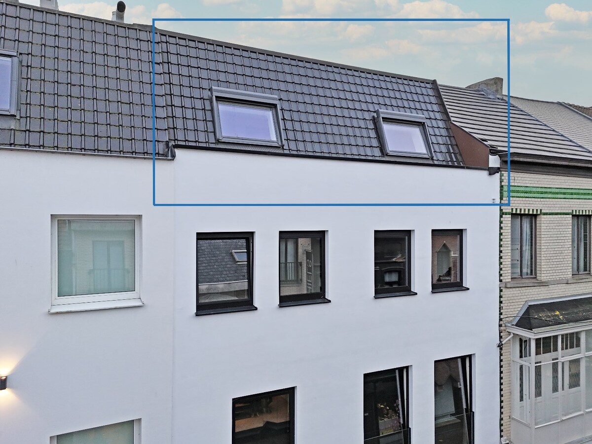 Nieuwbouw penthouse met zonneterras te centrum Zottegem 