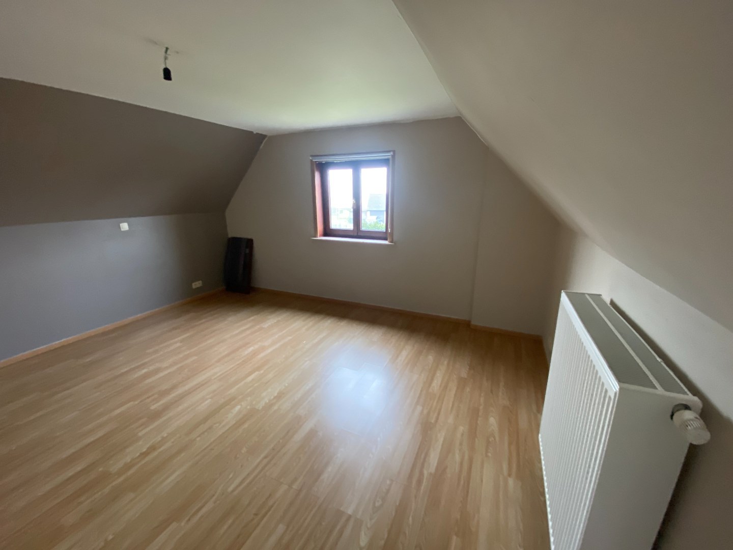 Ruime woning met drie slaapkamers en tuin. 