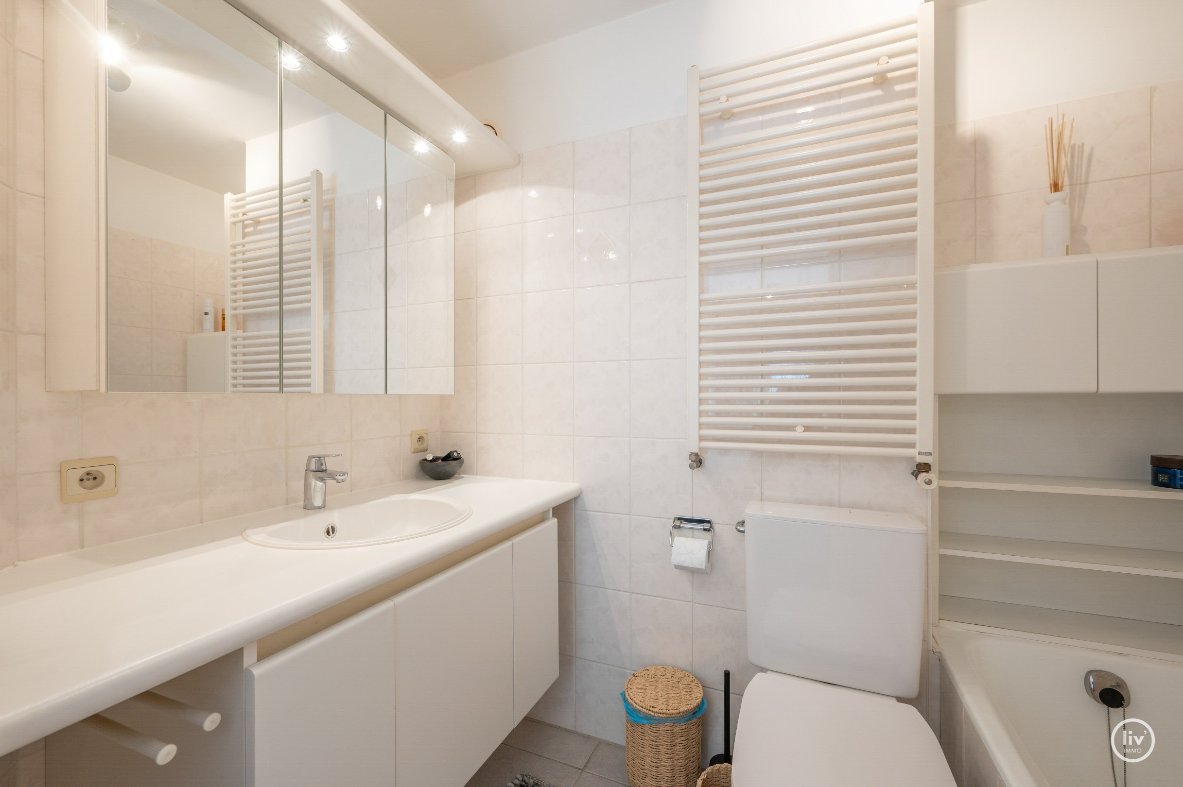 Appartement spacieux et agréable avec 2 chambres à coucher au centre de Knokke 