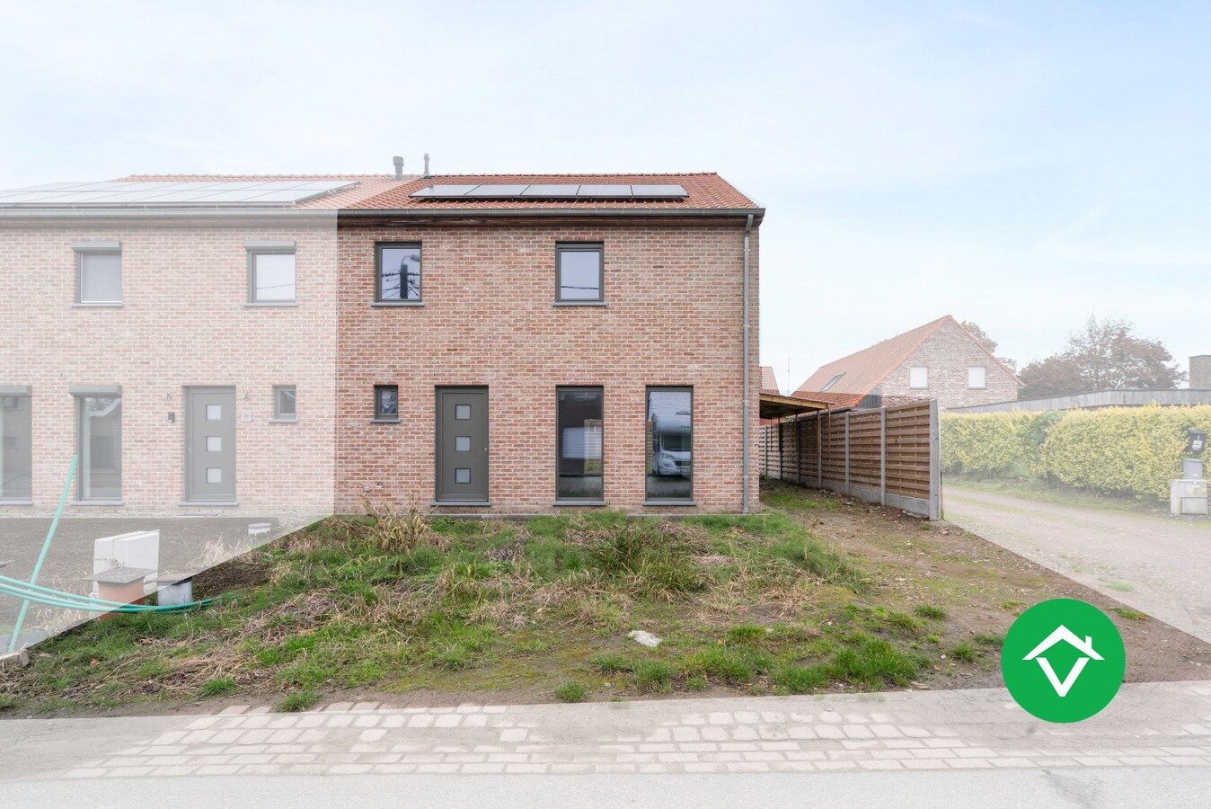 Nieuwbouwwoning met drie slaapkamers te koop in Kortemark 