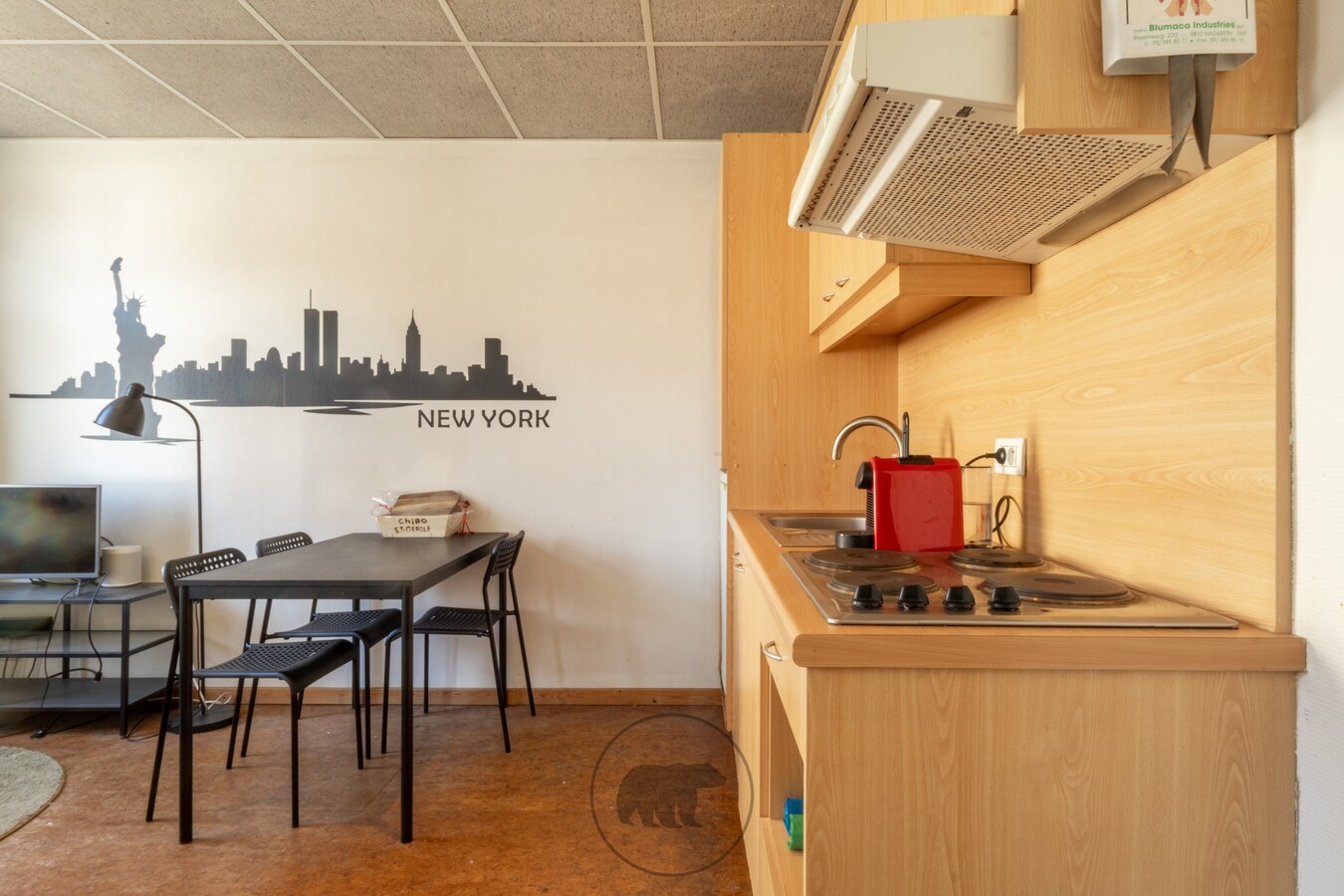 Studentenappartement aan het Kramersplein te Gent 