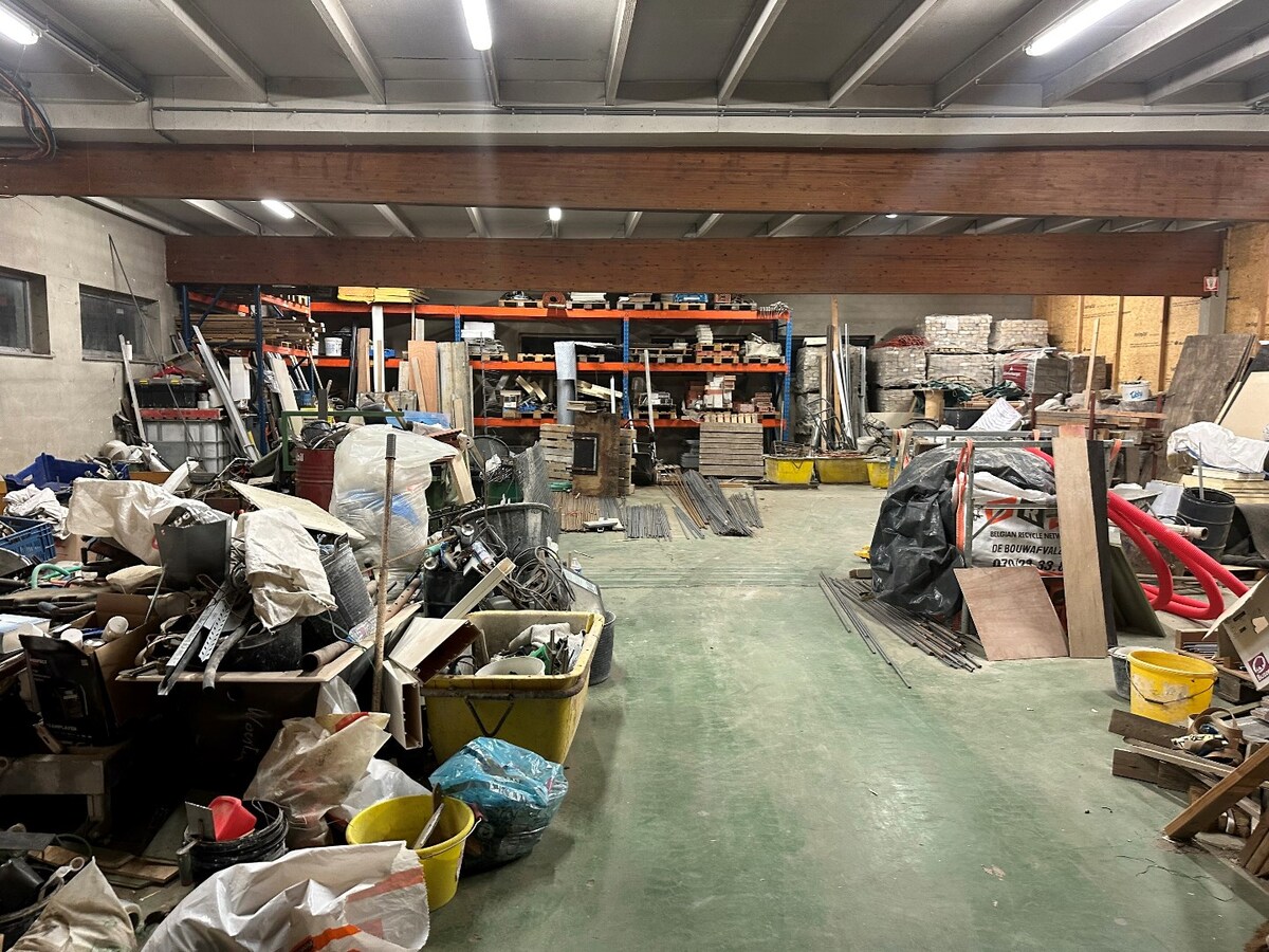 Werkplaats op het industriepark van Houthulst 