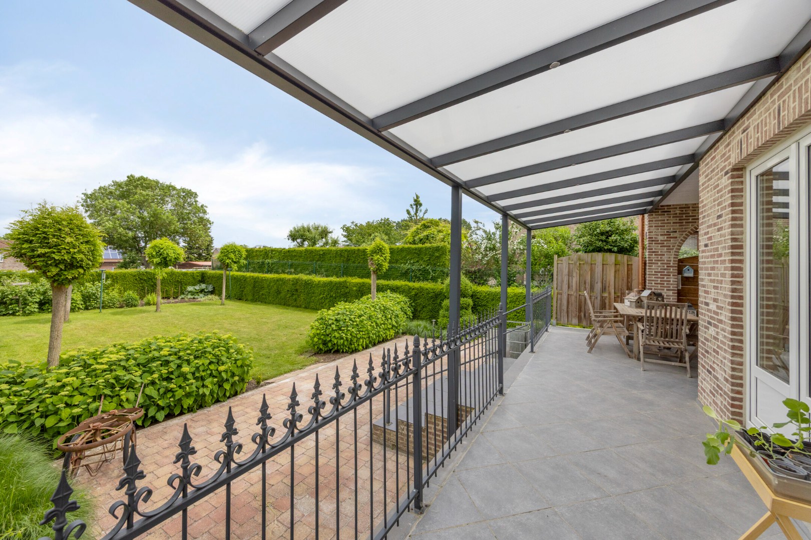 terras en tuin