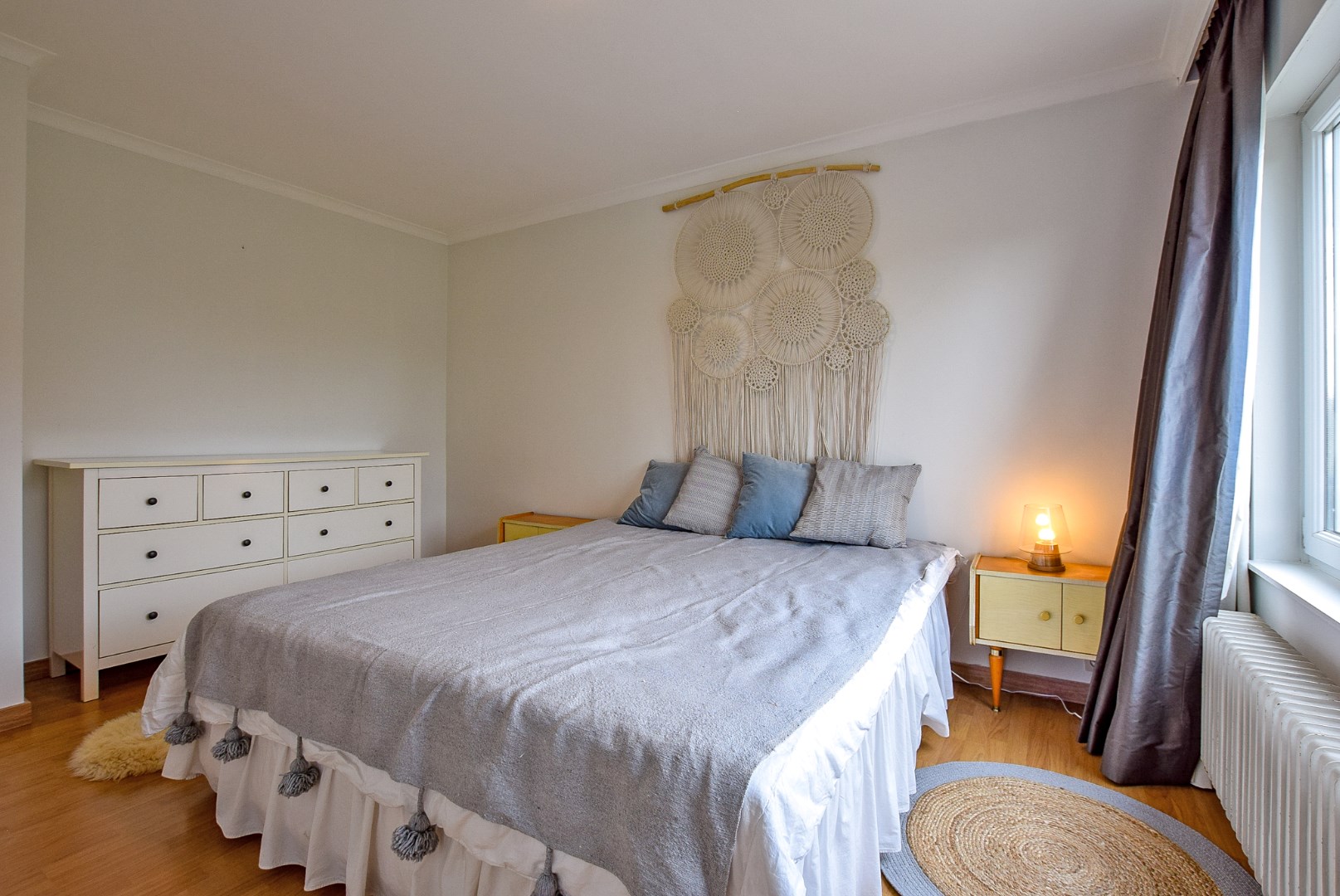 Lichtrijk 2-slaapkamerappartement 109m² te Koksijde op 250m van het strand. 