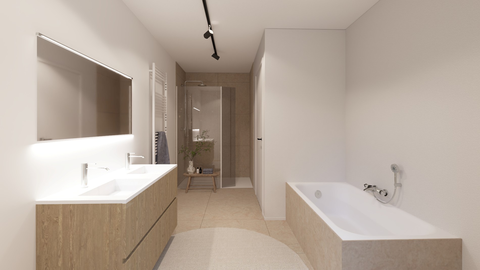 Fantastisch afgewerkte nieuwbouwwoning met 3 slaapkamers, tuin en terras in Assent (Bekkevoort)! – EPC A kWh/m² - bewoonbare opp. 177m² 