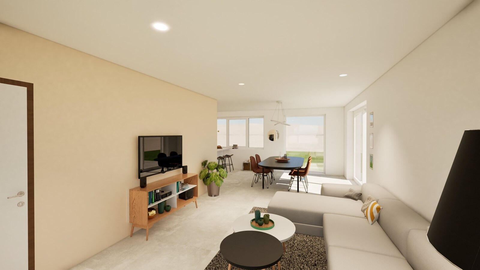 Nieuwbouwwoning op 416 m² – volledig naar eigen smaak af te werken 