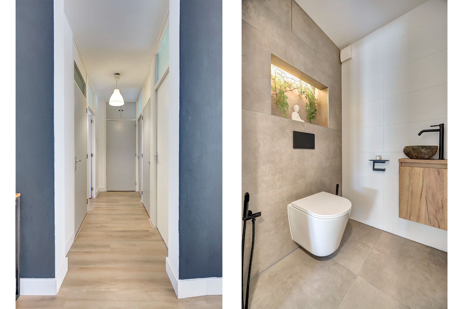Goed onderhouden en instapklaar 4-kamer hoek-appartement op de 4e verdieping met moderne keuken en badkamer, 3 balkons en gelegen op eigen grond. 