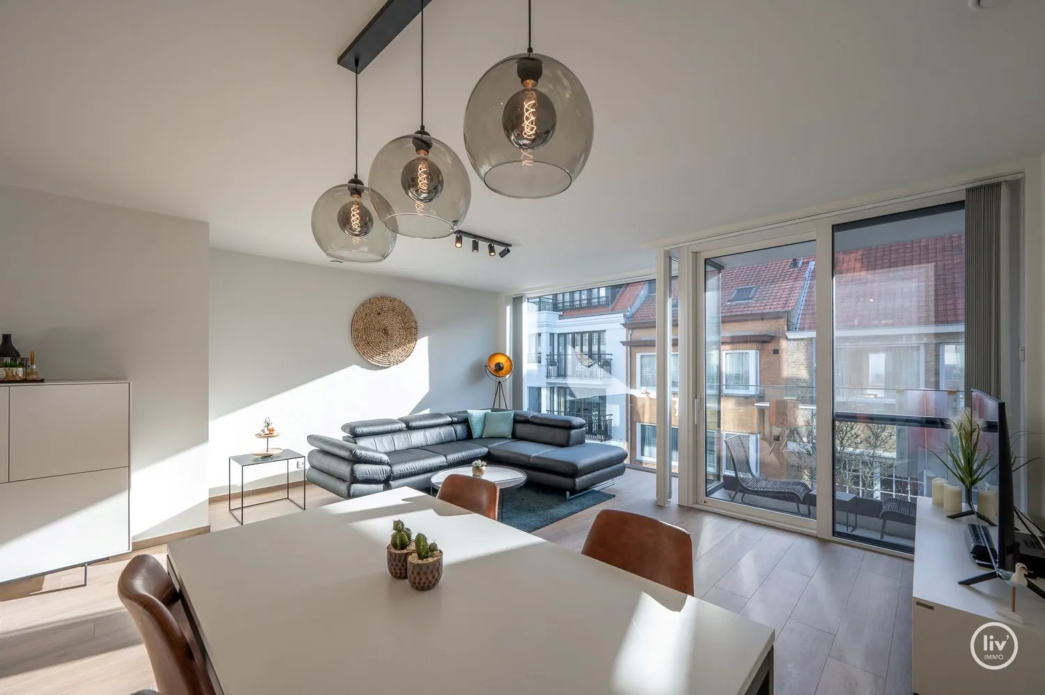 NON MEUBLÉ - Magnifique appartement récent avec 2 chambres et une belle façade de largeur centrale situé à Knokke.