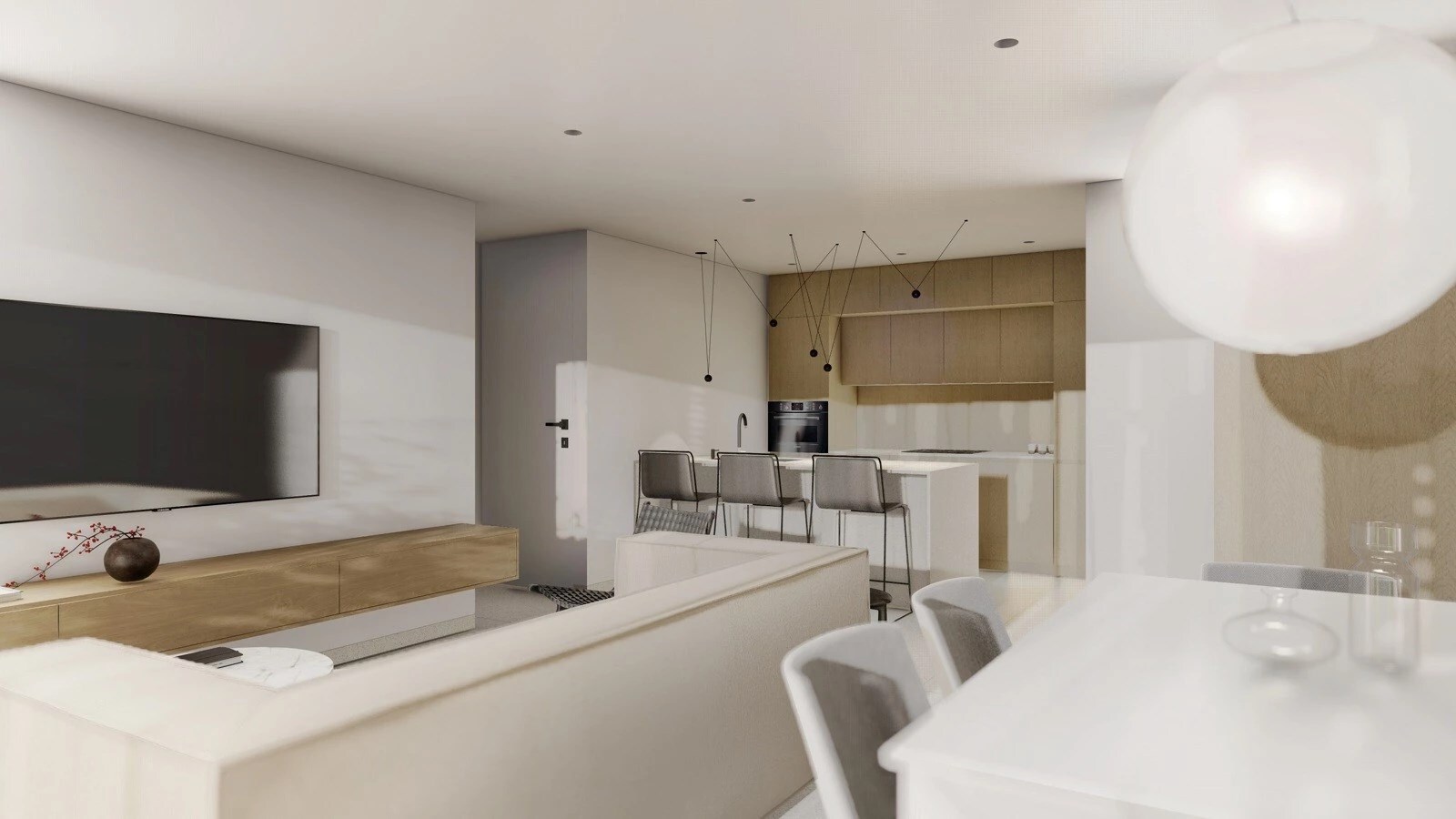 Designappartement in een privé residentie met luxe voorzieningen in El Raso 