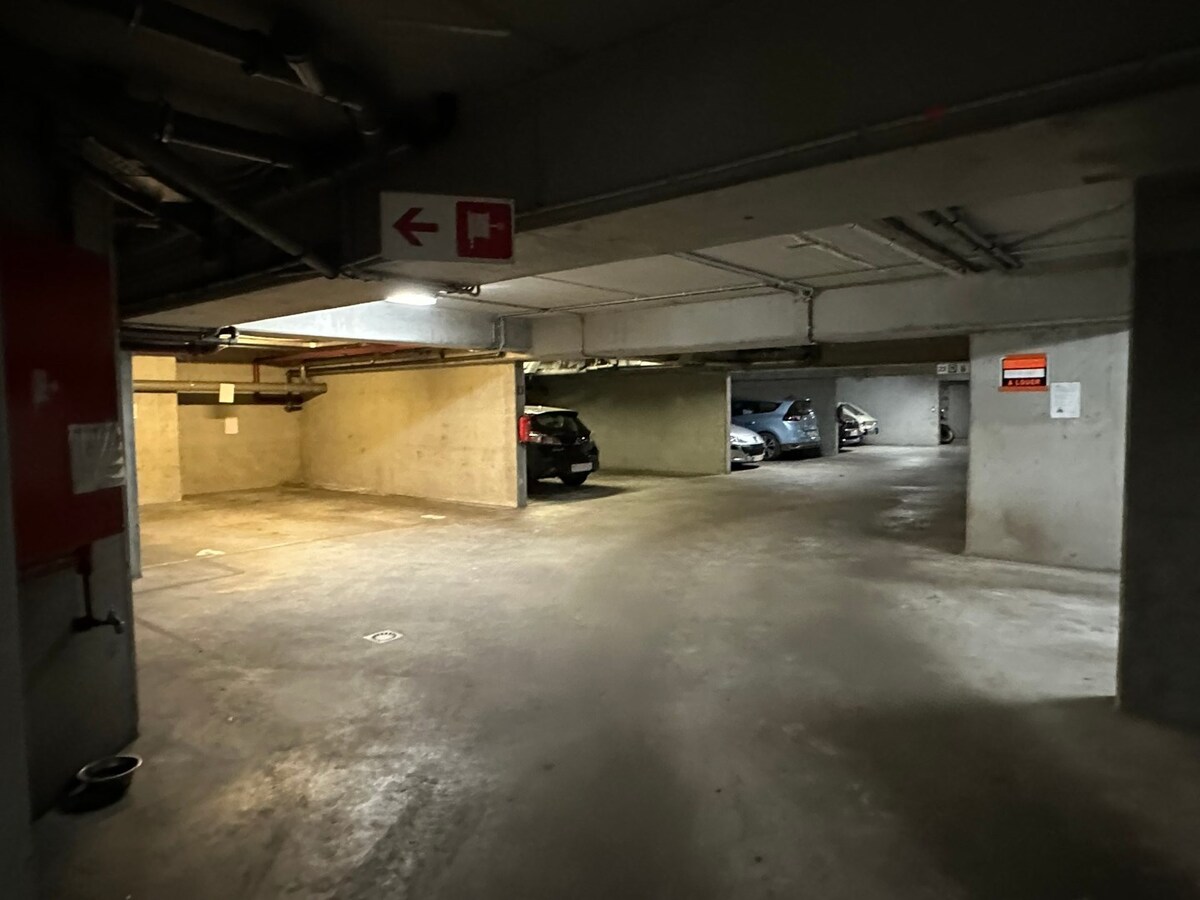 Lichtrijke serviceflat met zonnig terras, privé parking 