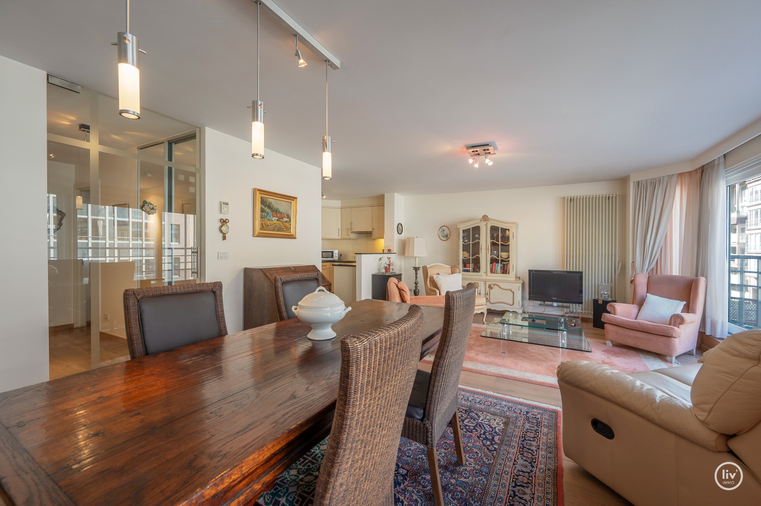 Appartement spacieux et large situé au centre de Knokke 