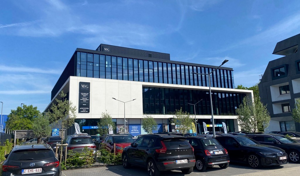 Stijlvolle nieuwbouw kantoren te huur in MG Square te Gent