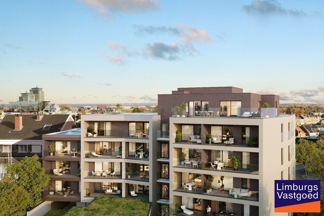 APPARTEMENT met terras, 69m², 1 slaapkamer - Res. Rongese-Park 