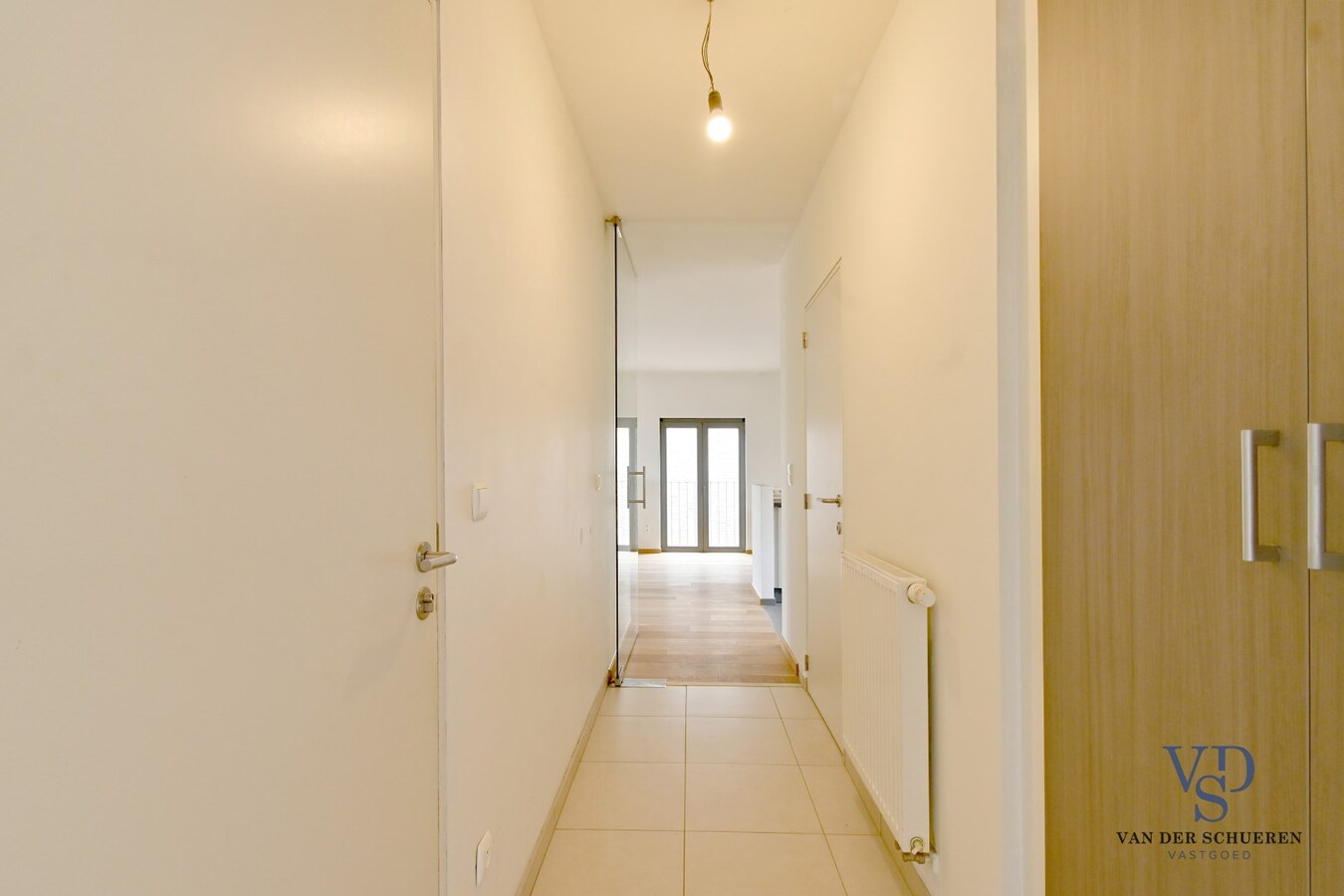 Eigentijds appartement in centrum Eke. 