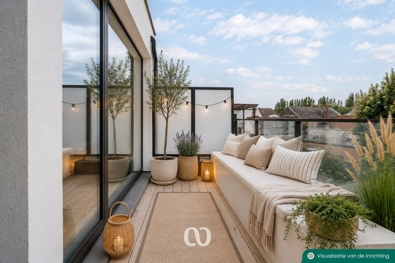 Nieuwbouwappartement met terras, staanplaats en berging in Nederename 
