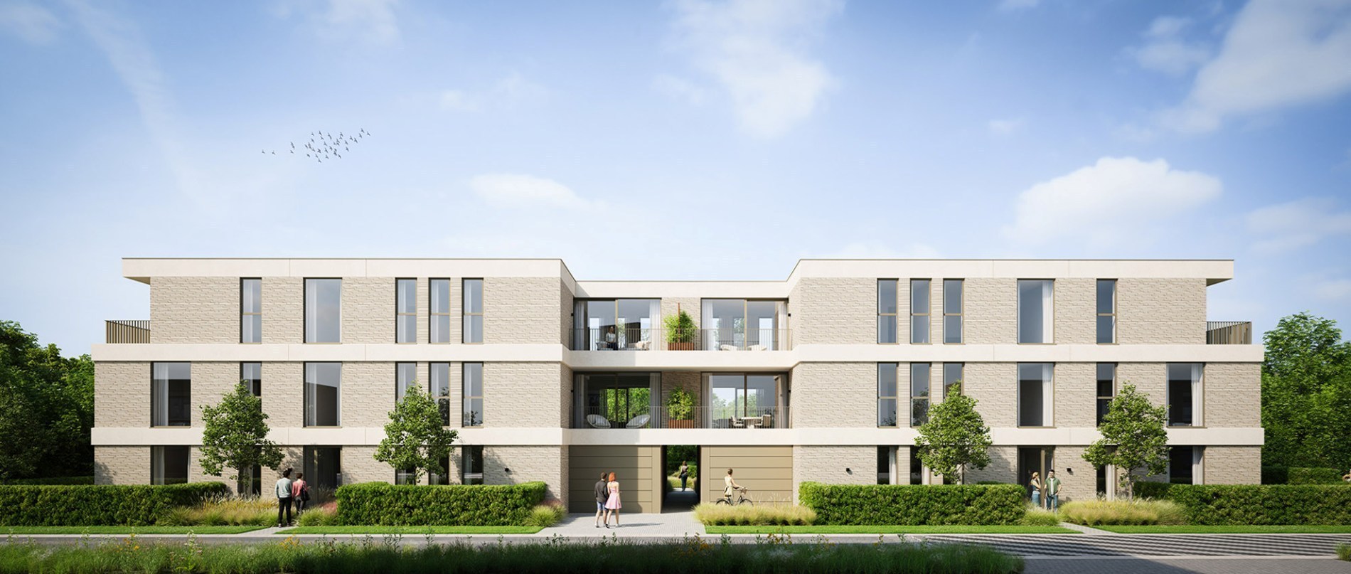 Nieuwbouw 2-slaapkamer appartement in centrum Geel 