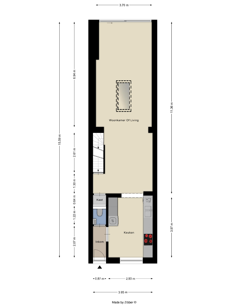 In 2026 volledig gerenoveerde woning in rustige straat - EPC A 
