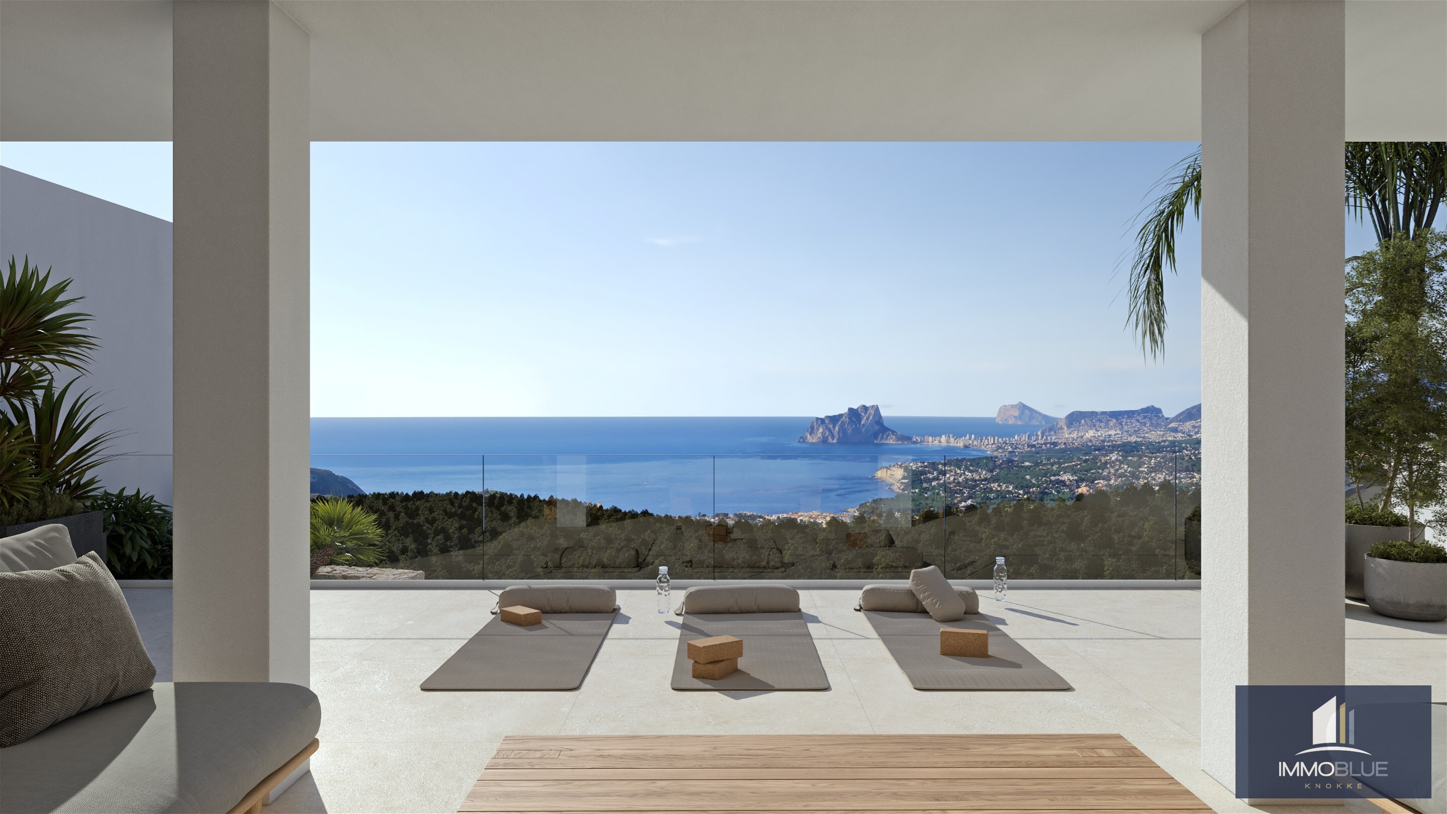 Villa design exclusive avec vue panoramique sur la mer 