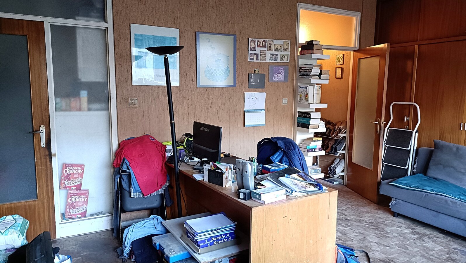 Ruim studio met terras in Elsene 