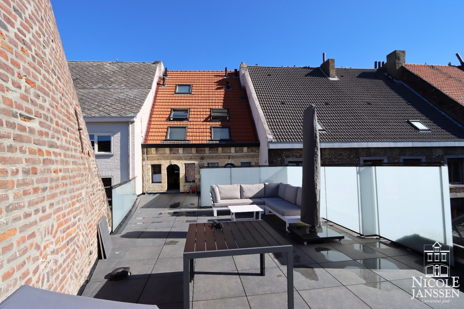 Mooi, ruim dakterras 