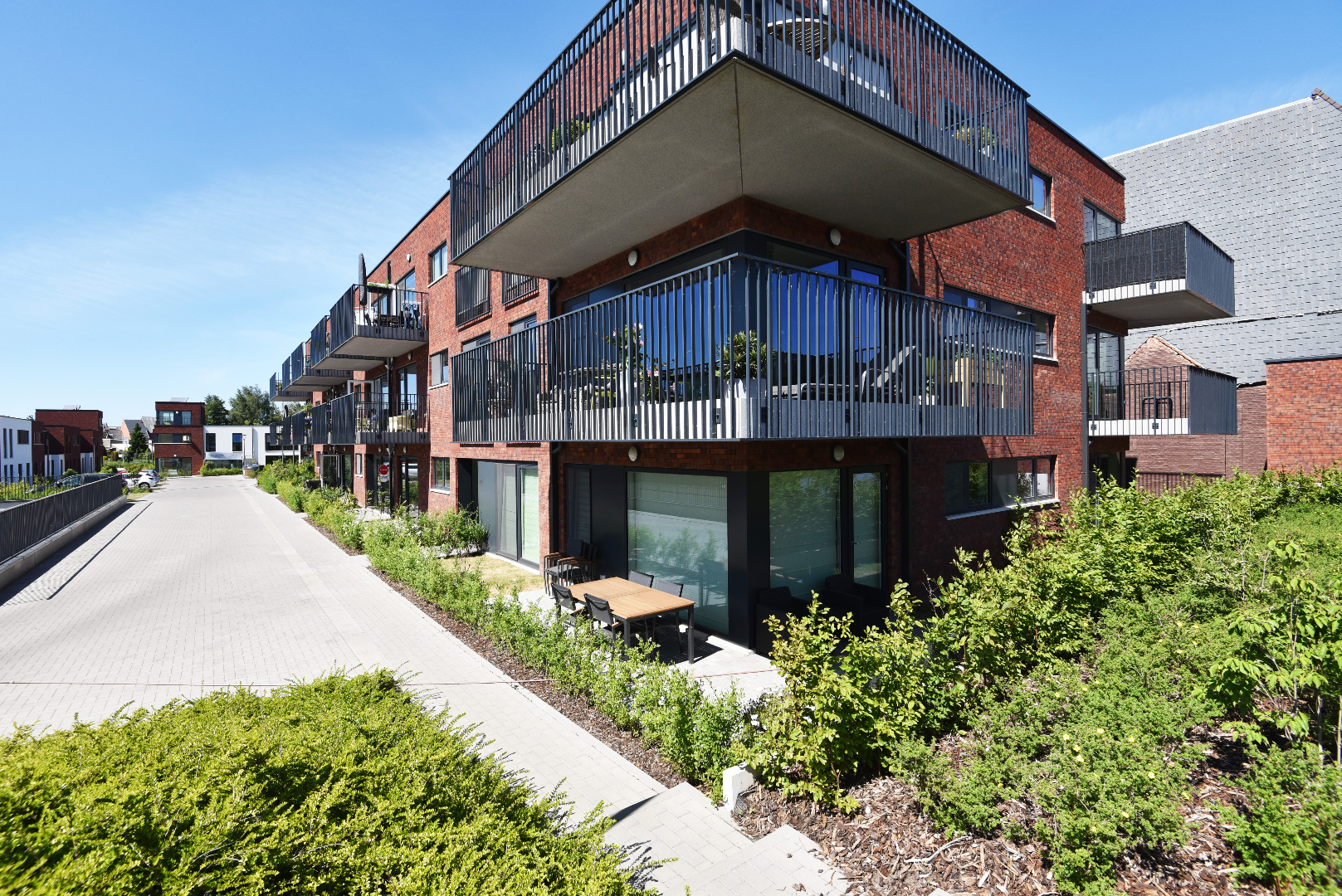 Nieuwbouw app. 2 slpk, terras en autostaanplaats te Maldegem 