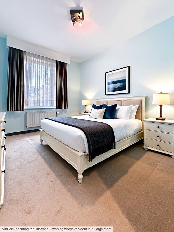 Appartement met 2 slaapkamers en autostandplaats in centrum Leuven 