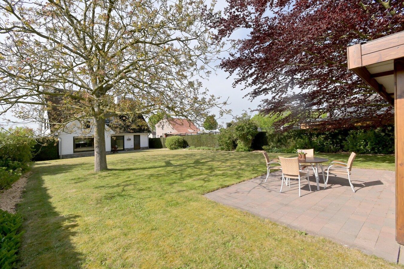 Degelijke villa. 