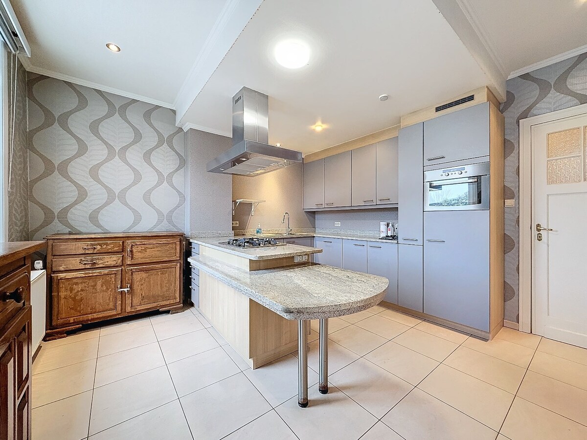 Statige woning met garage en ruime tuin te centrum Zottegem 