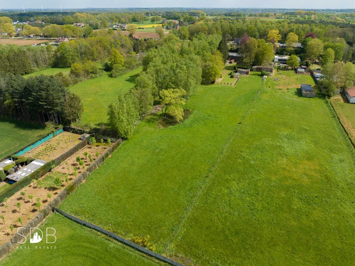 Vrijstaande gezinswoning in bungalowstijl met grasland op circa 1ha. 