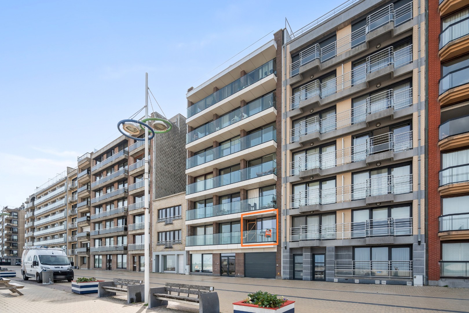 Appartement avec vue sur la mer dans la Résidence Zilvermeeuw 