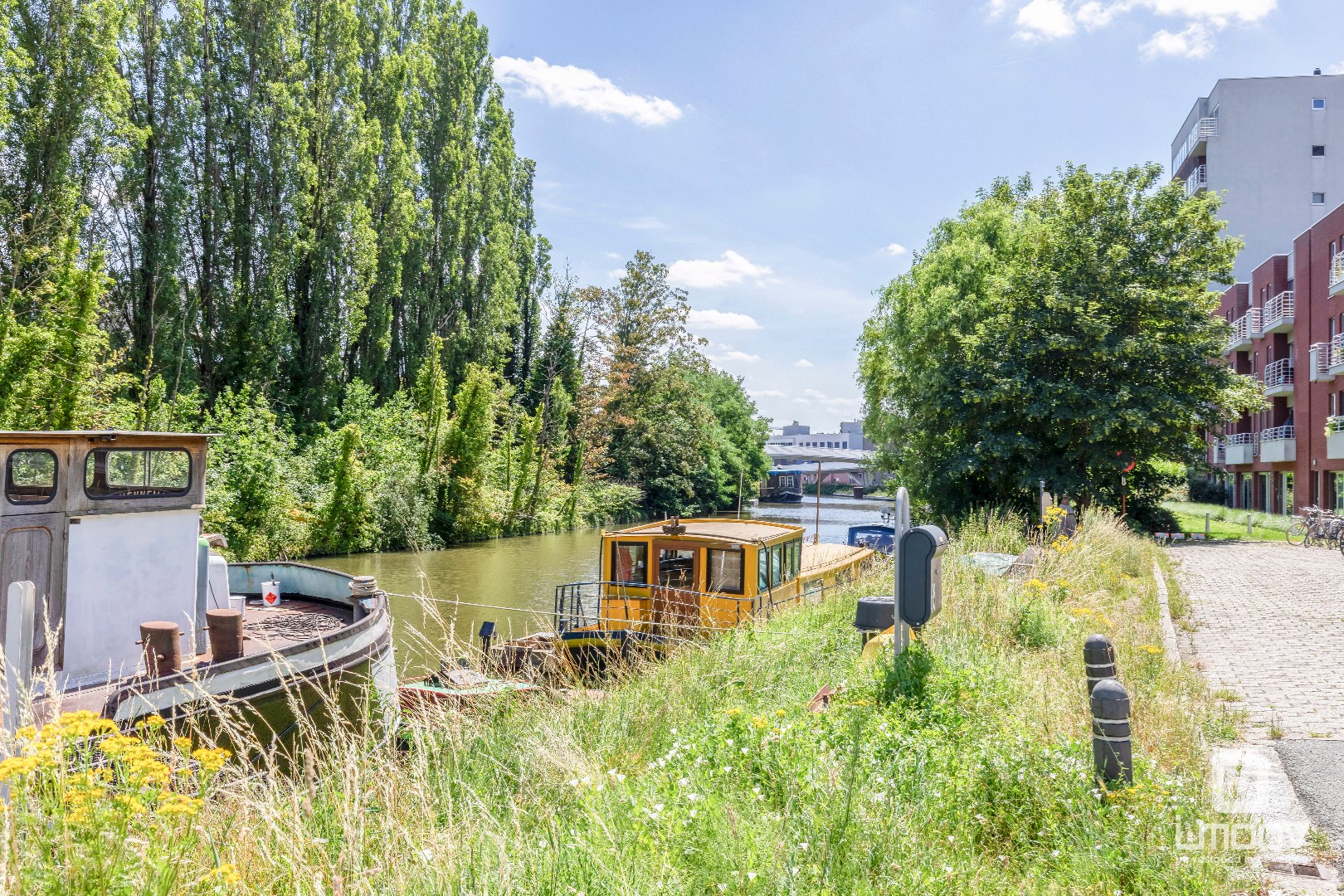 Appartement met 2 slaapkamers, optie garage en zicht op het water in Gent 
