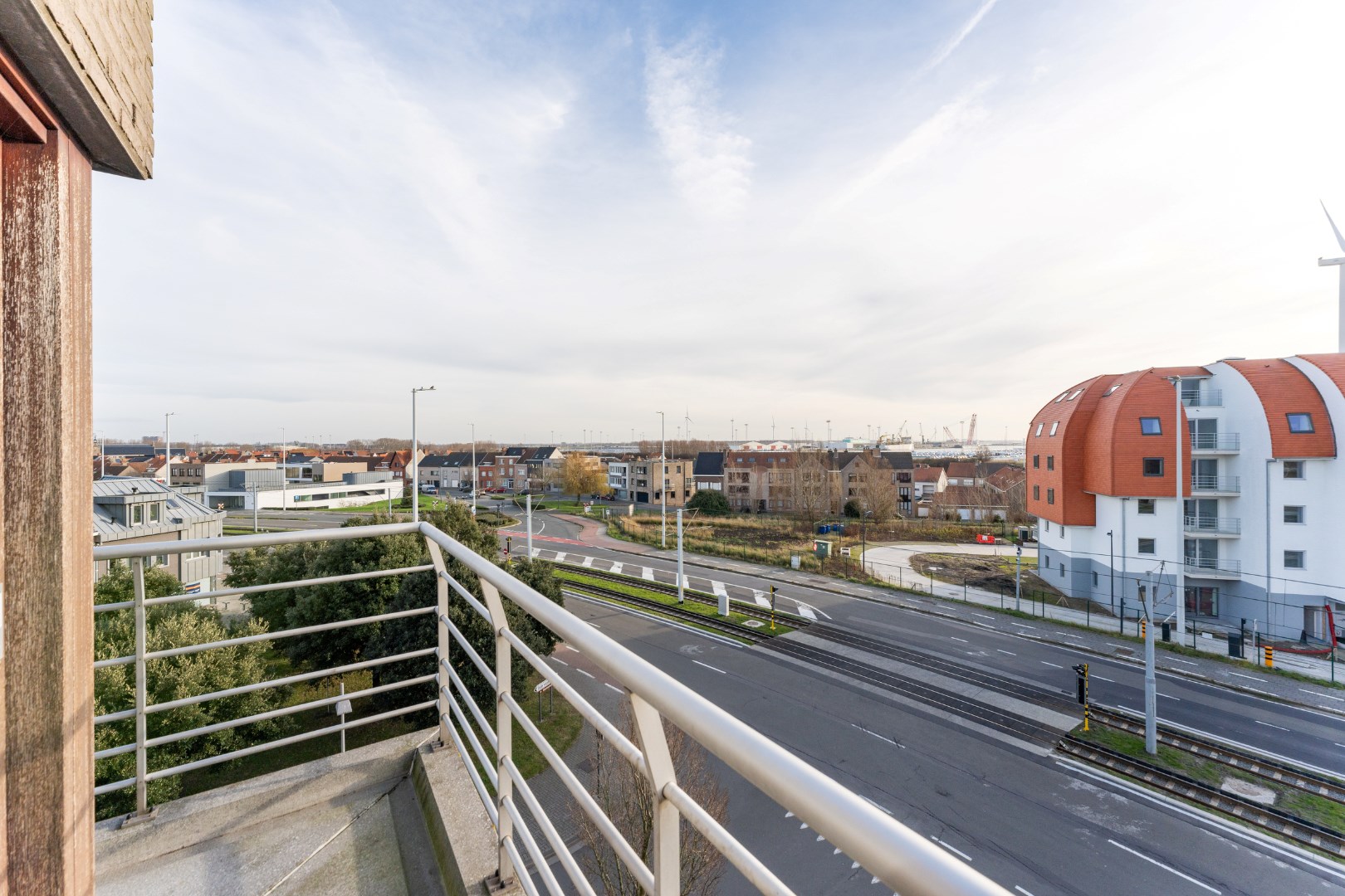 hoek appartement met 1slaapkamer 