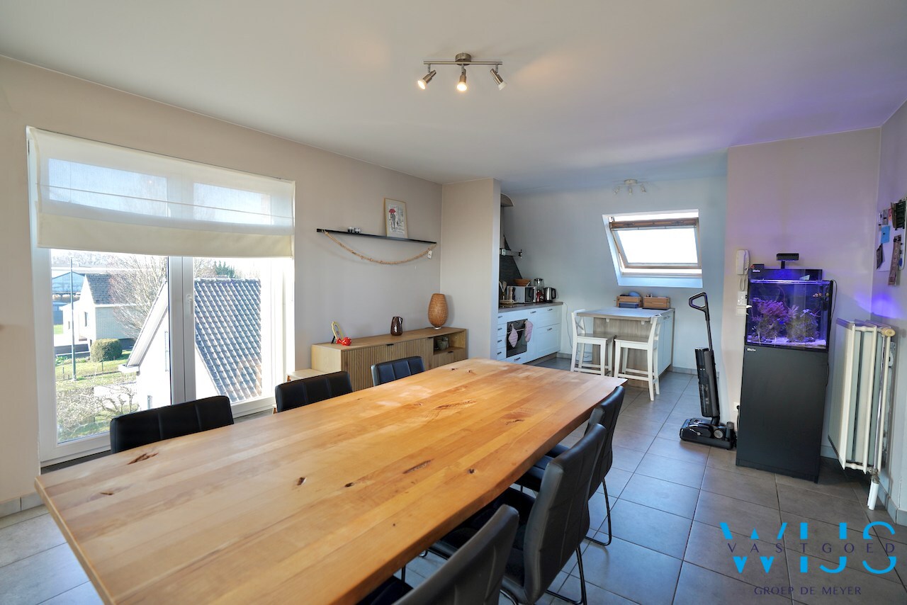 Super tof appartement met leuk dakterras &amp; garage te ERTVELDE / RIEME! 