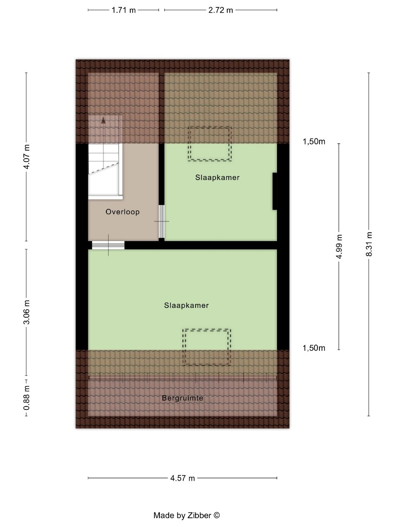 Zeer rustig gelegen half open bebouwing met 4 slaapkamers en ruime tuin in Pellenberg - EPC 162 kwh/m2 