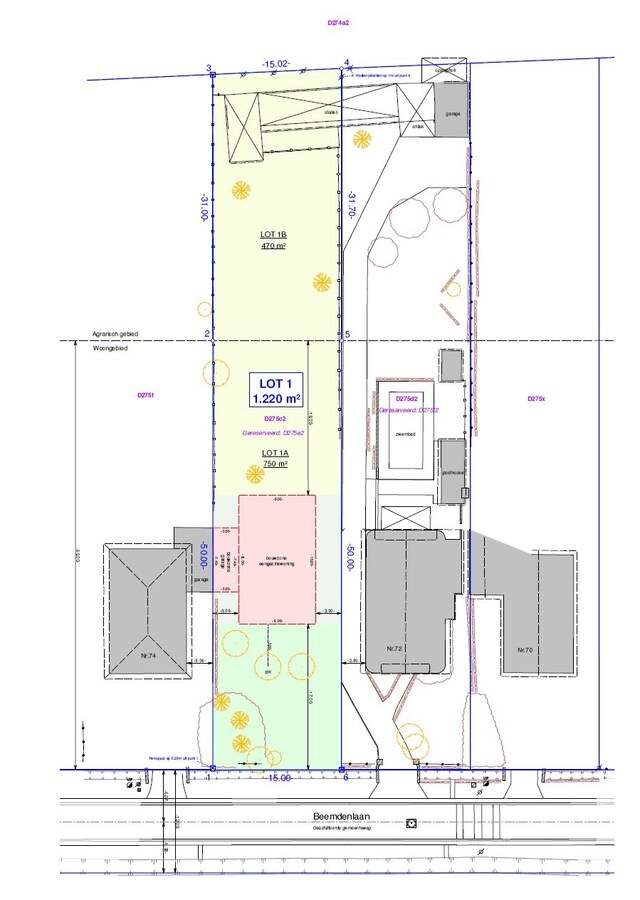Bouwgrond voor woning van 1.220 m² te Schilde 