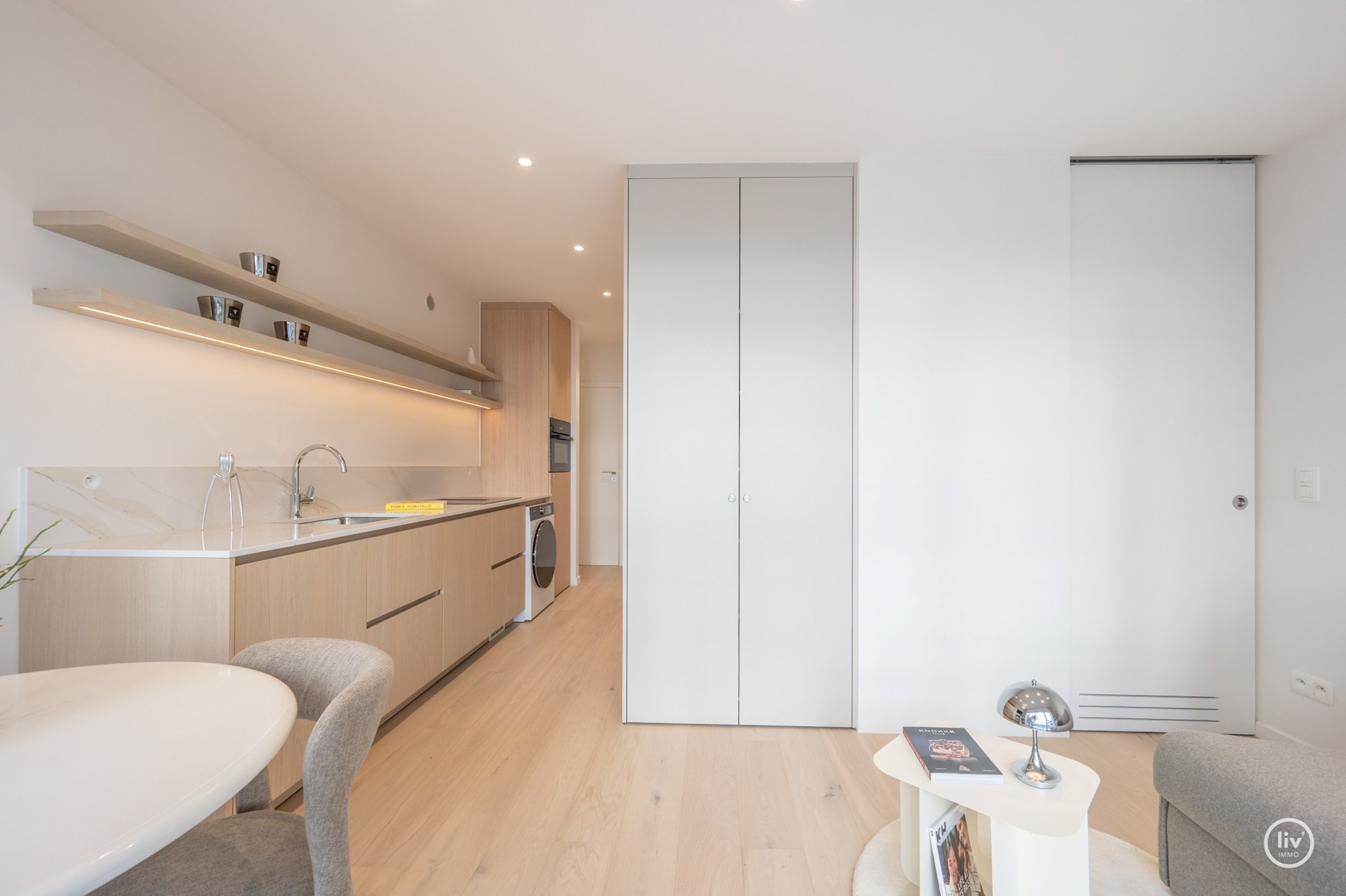 Aangenaam 1-kamer appartement met terras op een topligging in de Van bunnenlaan te Knokke ( renovatie 2026) 