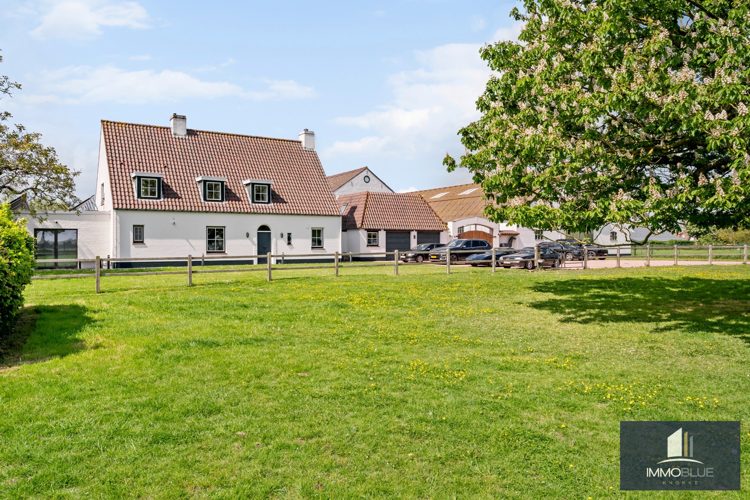 Domaine idylliquement situé avec maison rénovée, espace professionnel et installations équestres étendues. 